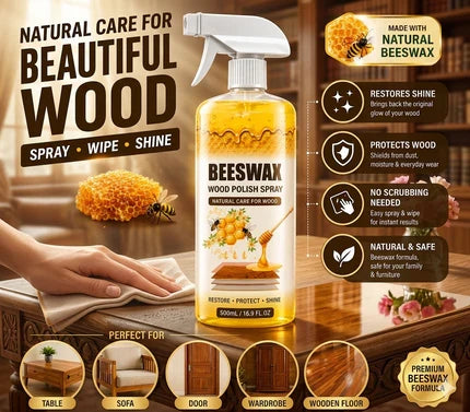 Wood Polish Spray Restore Shine Protect Furniture (Buy 1 Get 1 Free)
