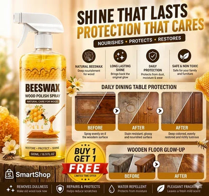Wood Polish Spray Restore Shine Protect Furniture (Buy 1 Get 1 Free)