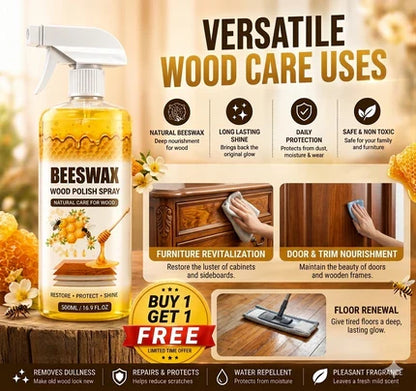 Wood Polish Spray Restore Shine Protect Furniture (Buy 1 Get 1 Free)