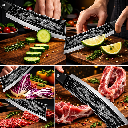 Dragon Knife For Meat & Vegetable Cutting